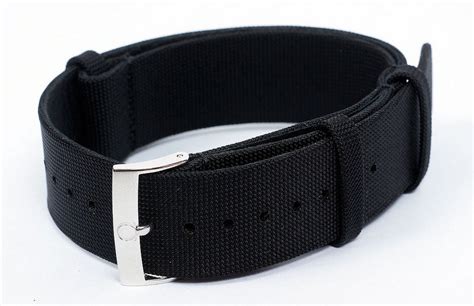 black coated nylon strap.